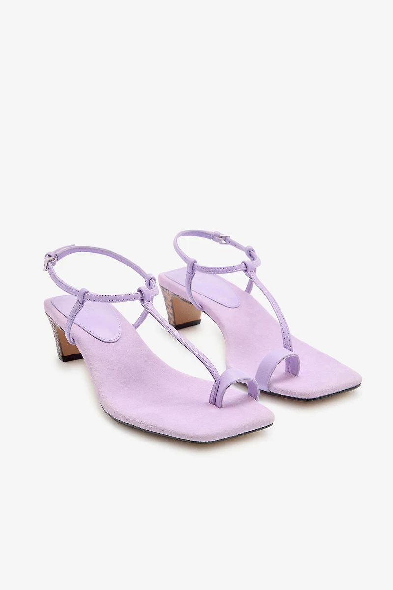 LIMITED EDITION SPLIT LEATHER SANDALS
