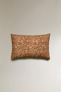 HOUSSE DE COUSSIN FLEURS