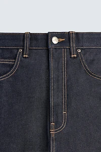 BAGGY FIT JEANS WITH TOPSTITCHING