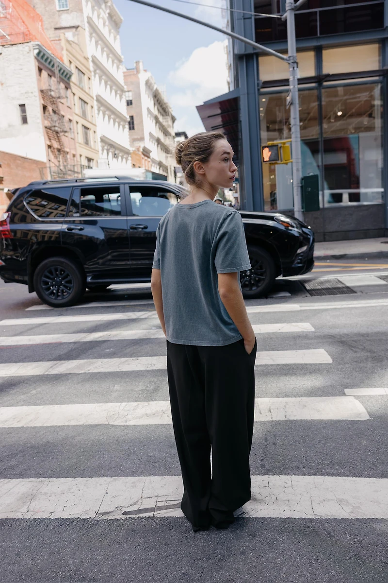 SHORT SLEEVE T-SHIRT WITH LABEL