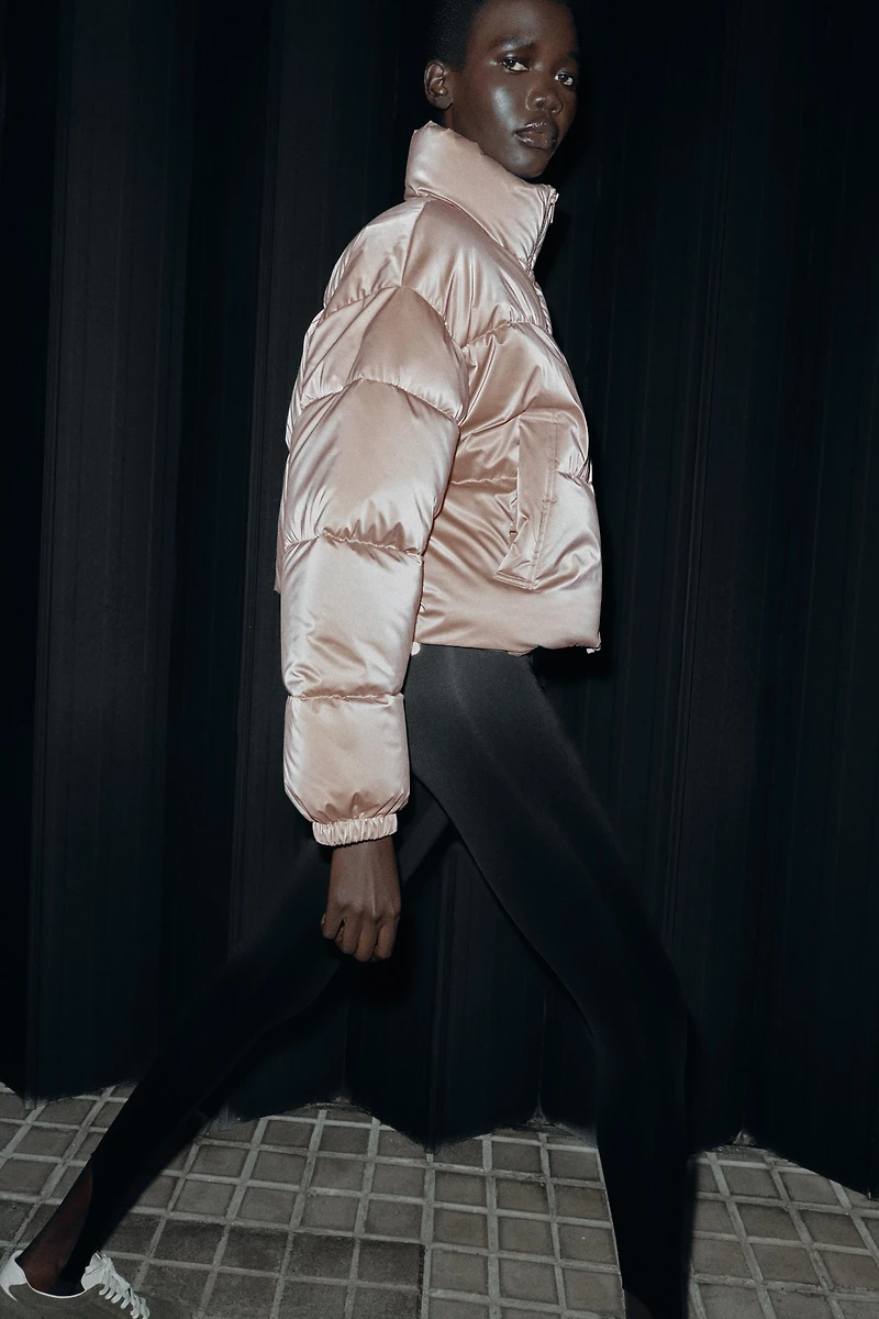 ANORAK EFFET BRILLANT DÉPERLANT COUPE-VENT