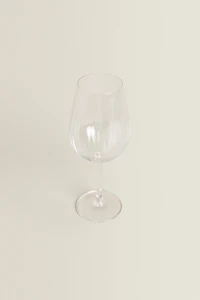 VERRE À VIN CRISTALLIN RELIEF