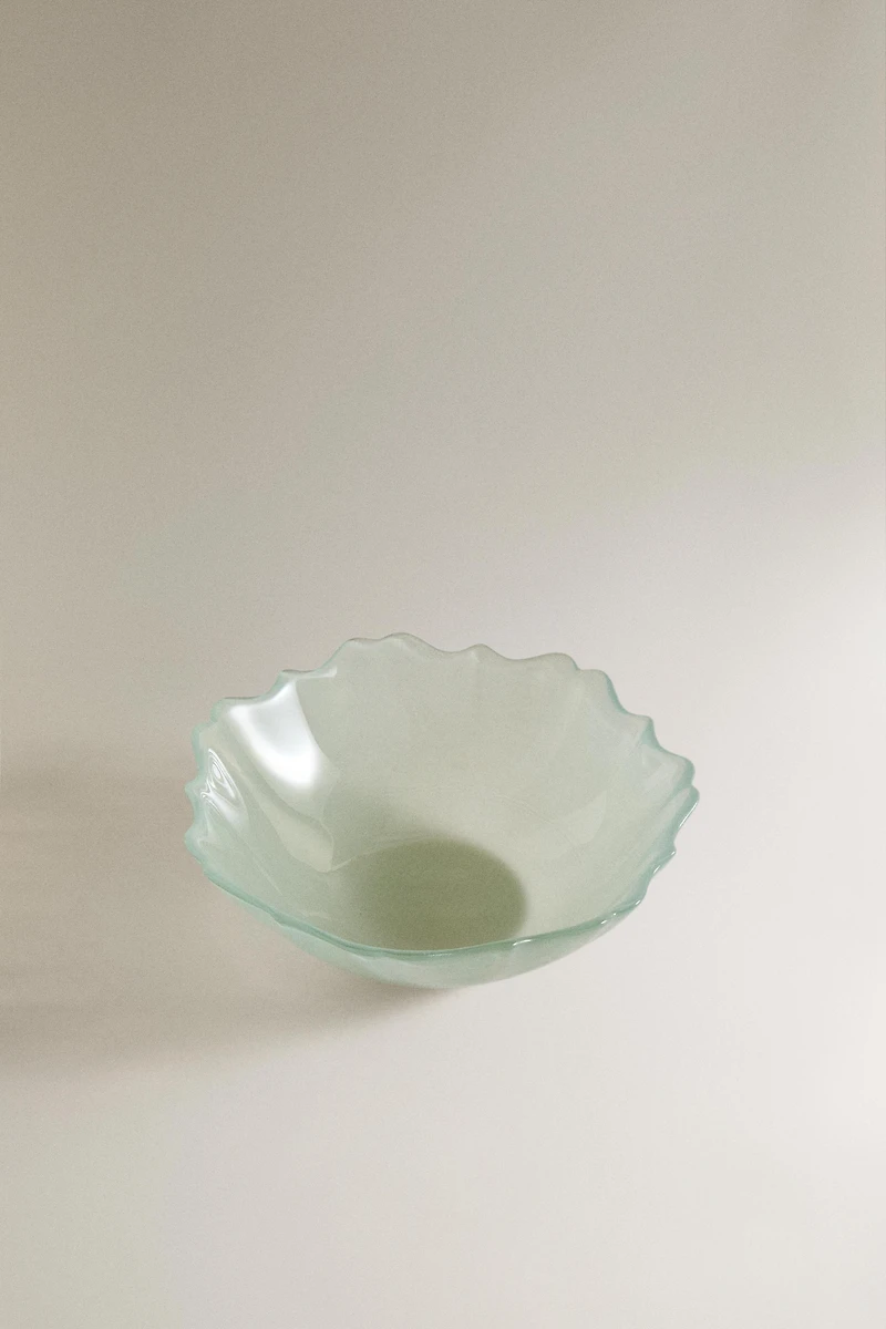 BOL EN VERRE ONDULÉ