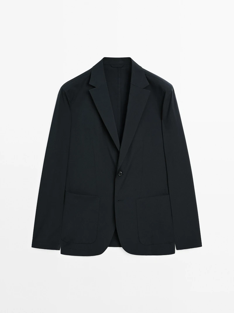 Lightweight technical blazer