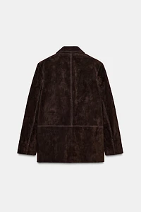 BLAZER 100 % CUIR DROIT