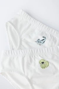 1 1/2-6 YEARS/ SIX-PACK OF PUPPY UNDERWEAR