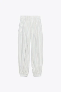 ZW COLLECTION STRIPED BALLOON PANTS