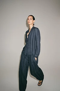 ZW COLLECTION STRIPED BLOOMER PANTS