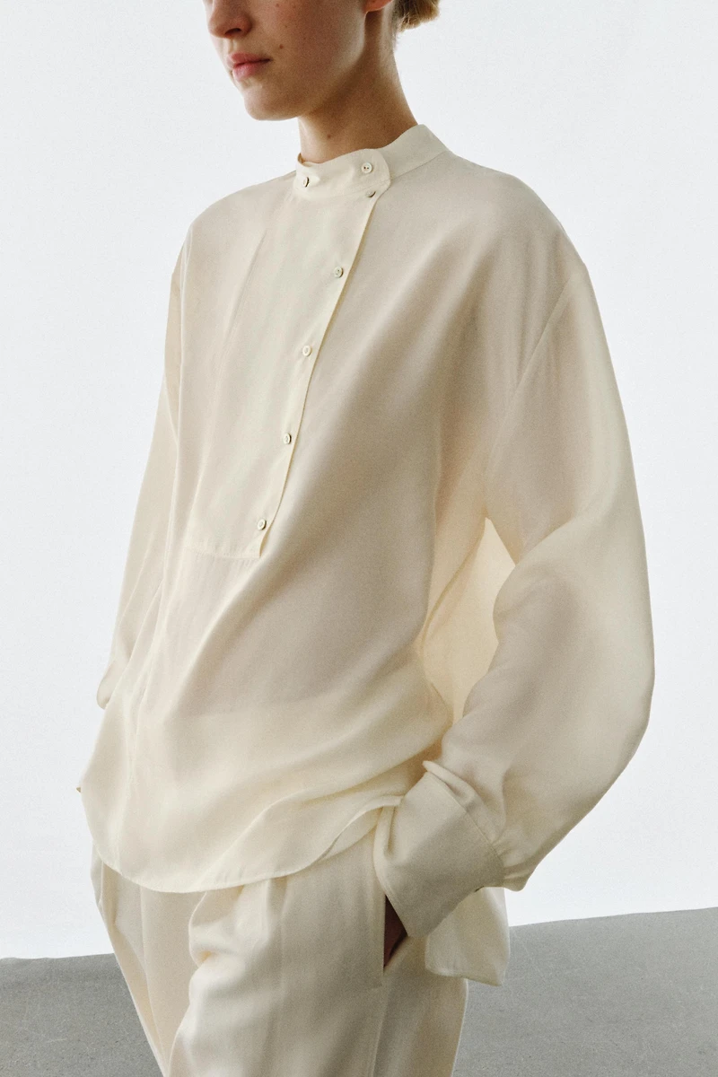 100% SILK SHIRT ZW COLLECTION