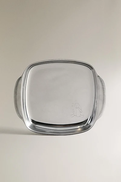 KIDS METAL RABBIT PLATE