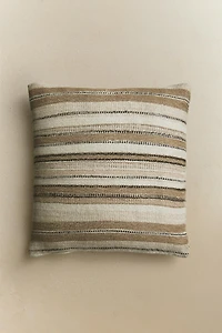 STRIPED THROW PILLOW COVER