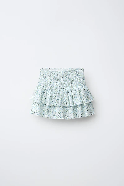 JUPE-SHORT À FLEURS