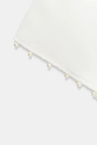 ASYMMETRIC PEARL TUNIC BLOUSE