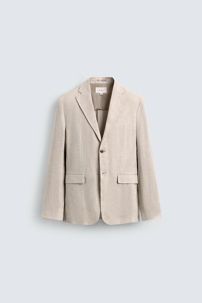 BLAZER DE COSTUME 100 % LIN