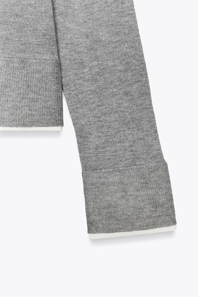 DOUBLE KNIT SWEATER