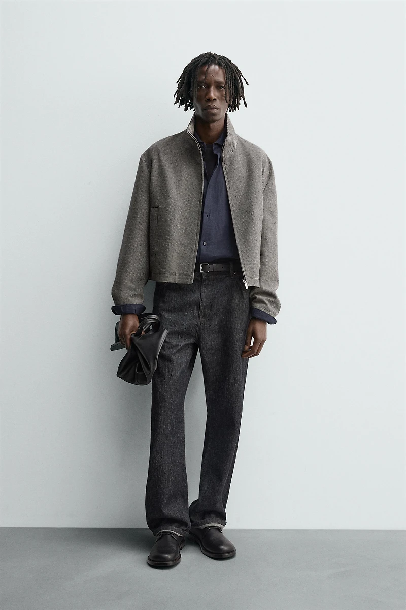 HOUNDSTOOTH OVERSHIRT