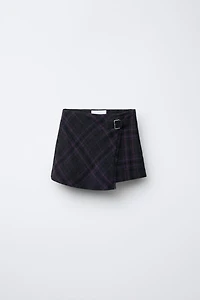 JUPE-SHORT PARÉO À CARREAUX