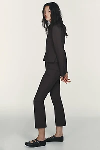 STRIPED ZIPPER JACKET