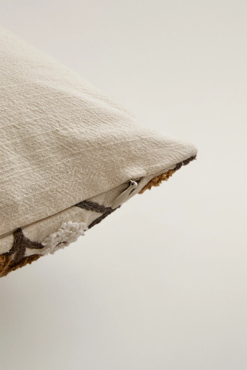 TUFTED THROW PILLOW COVER
