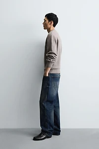 TEXTURED BOXY FIT JUMPER