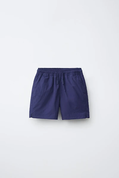 PLAIN NYLON SHORTS