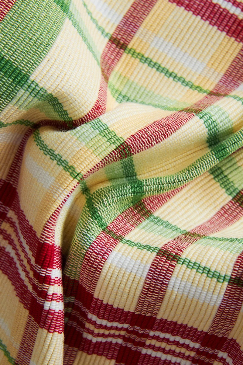 MULTICOLOR CHECKED TABLE RUNNER