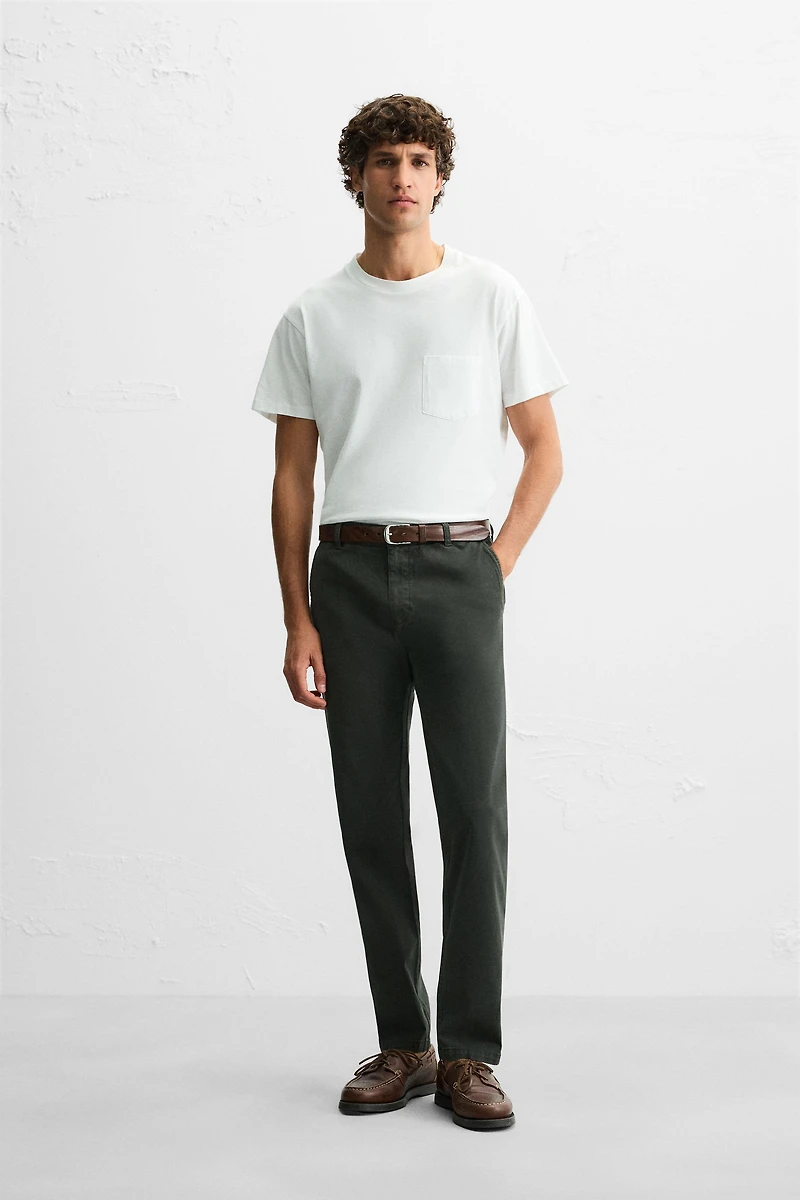 SKINNY CHINO PANTS