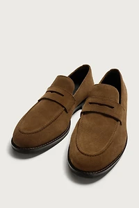 LEATHER PENNY LOAFERS
