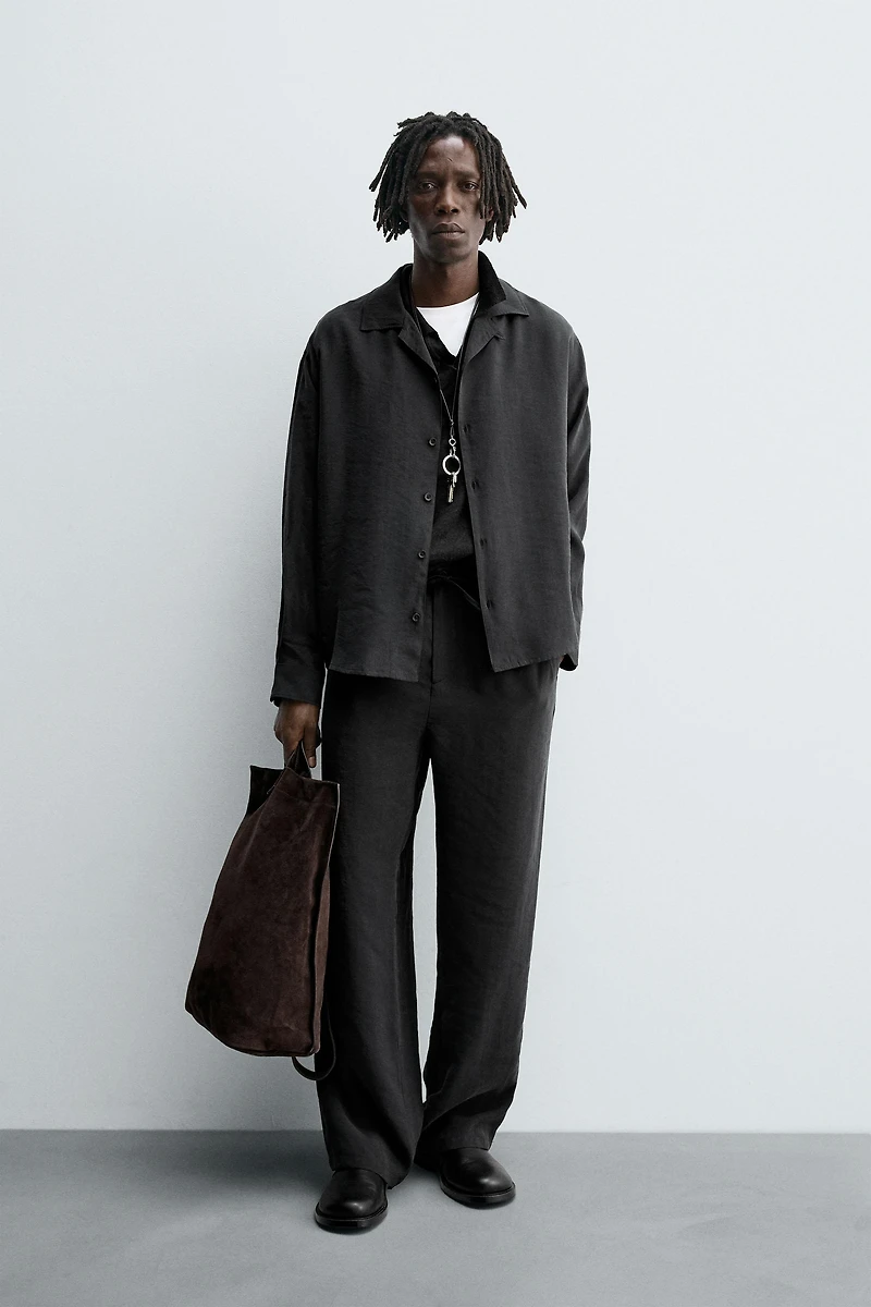 RELAXED FIT FLOWY PANTS