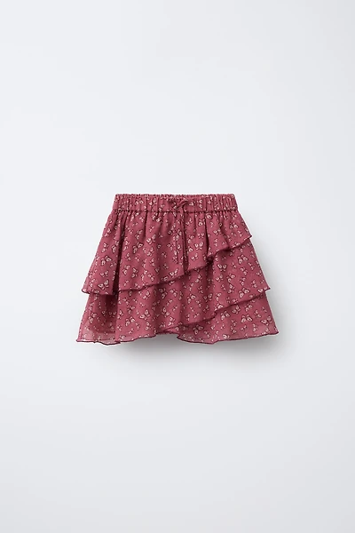 JUPE-SHORT À IMPRIMÉ PAPILLONS