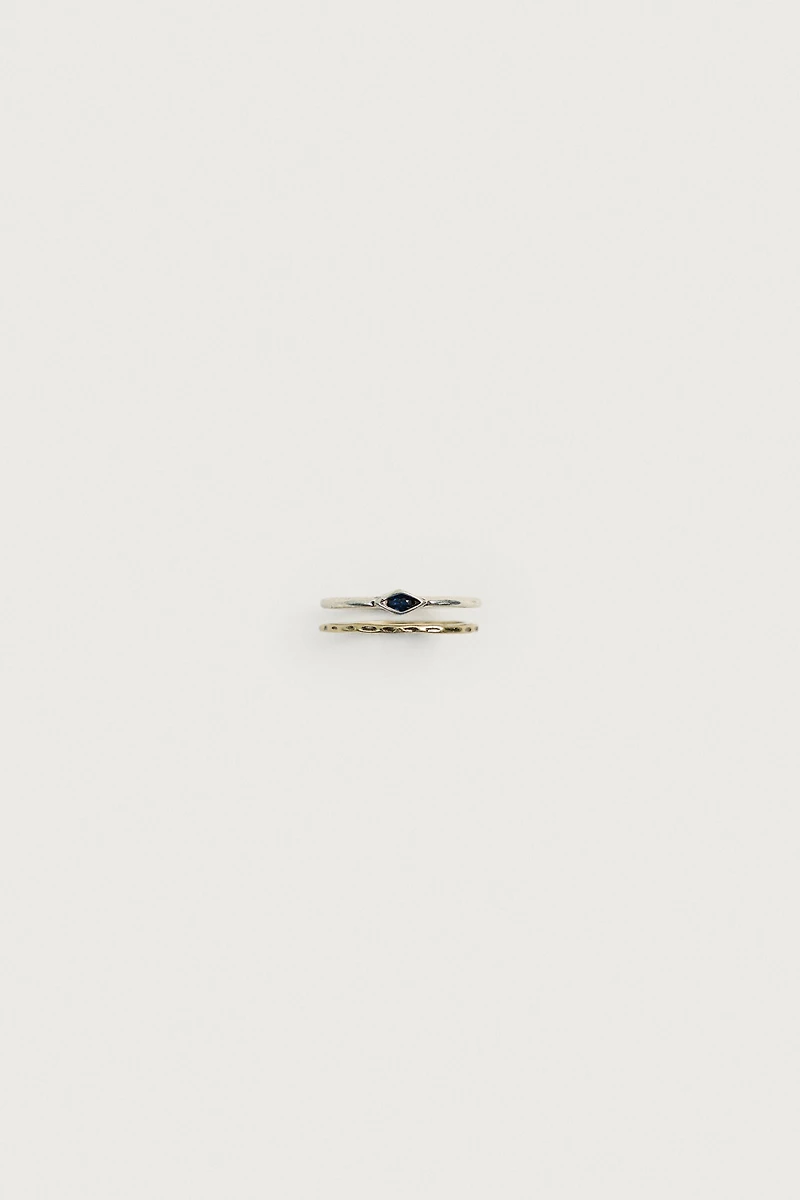 METALLIC MIXED RING PACK 2
