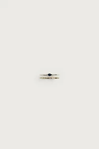 METALLIC MIXED RING PACK 2