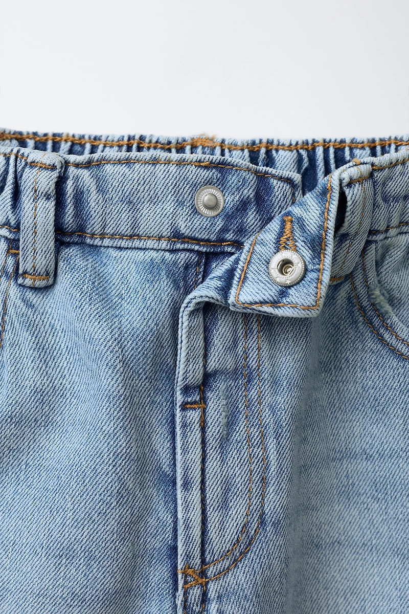 RIPPED LOW BAGGY JEANS