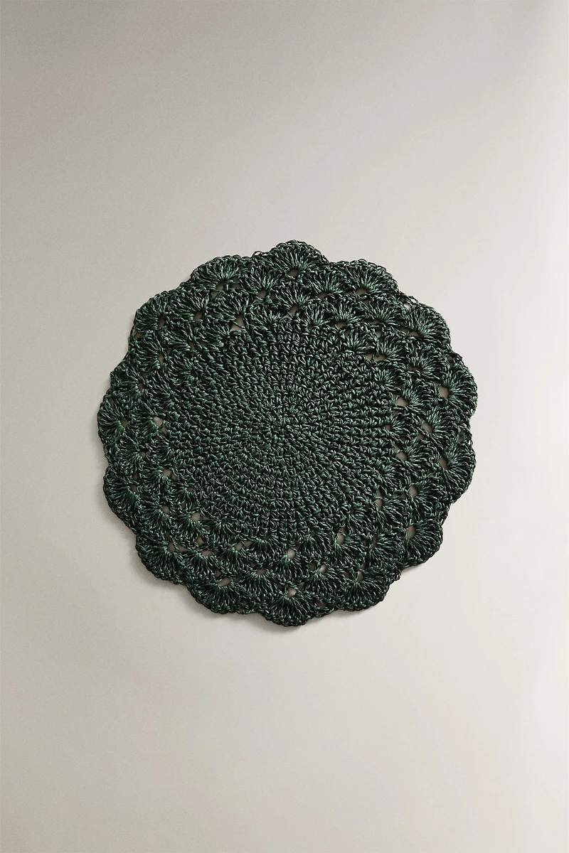 CHRISTMAS WOVEN PAPER PLACEMAT