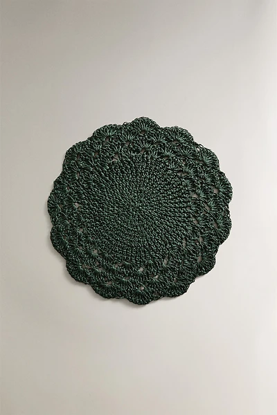 CHRISTMAS WOVEN PAPER PLACEMAT