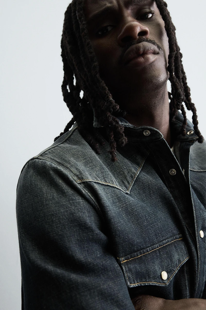 CHEMISE EN JEAN WESTERN