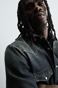 CHEMISE EN JEAN WESTERN