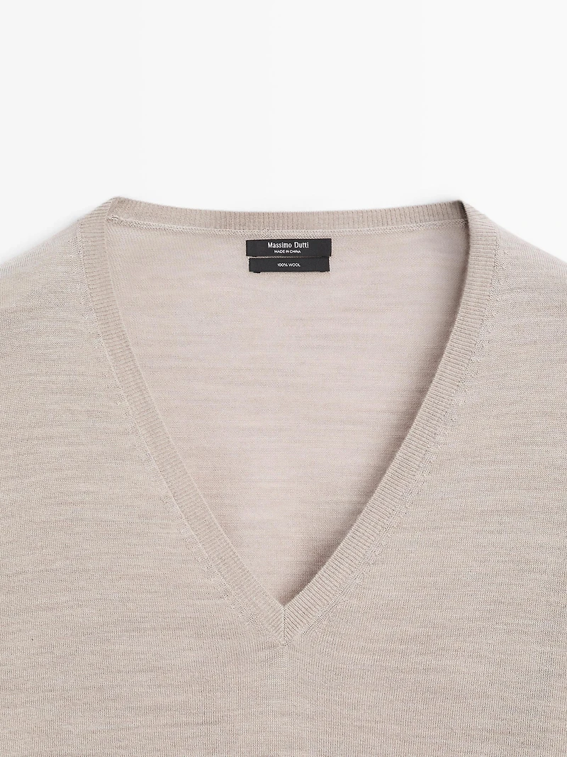 Pull en maille oversize 100 % laine