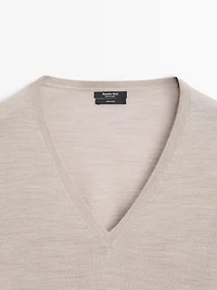Pull en maille oversize 100 % laine