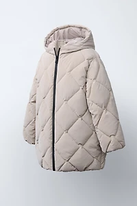 MANTEAU LÉGER MATELASSÉ EFFET GOMME