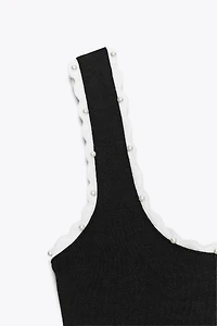 STRETCH PEARL TOP