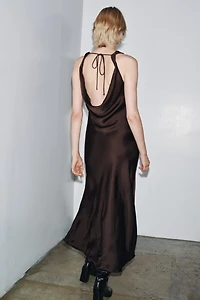 ZW COLLECTION SATIN LONG DRESS