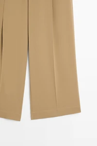 Flowing wide-leg darted pants - STUDIO
