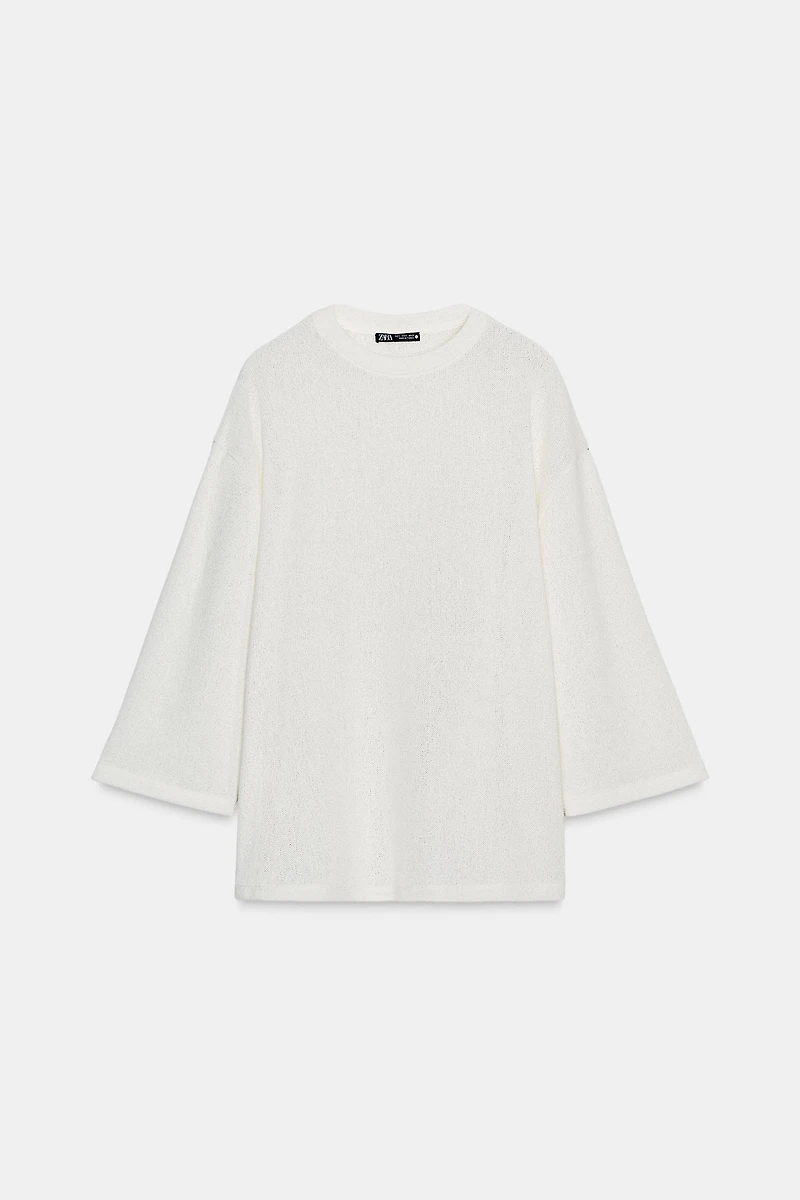 OVERSIZED KNIT T-SHIRT
