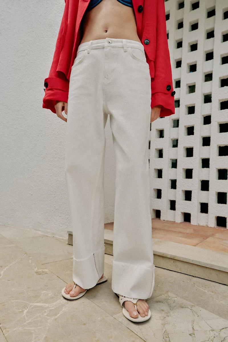 Z1975 MID-RISE BARREL JEANS WITH CUFF