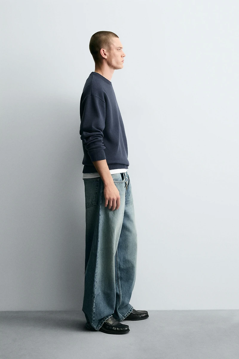 SOFT TEXTURED KNIT SWEATER