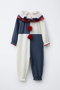 DÉGUISEMENT COMBINAISON CLOWN TEXTURÉ