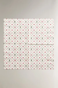 LOT SERVIETTES DE TABLE PAPIER DÉTAILS NOËL (LOT DE 20)