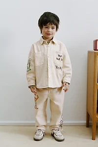 TOY STORY © DISNEY PIXAR EMBROIDERED BAGGY TWILL PANTS