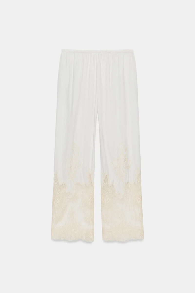ZW COLLECTION LACE PAJAMA PANTS